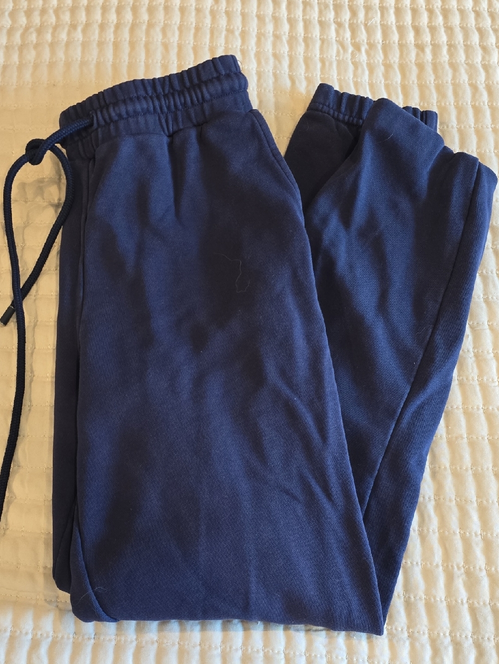Fabletics Blue Drawstring Sweatpants
